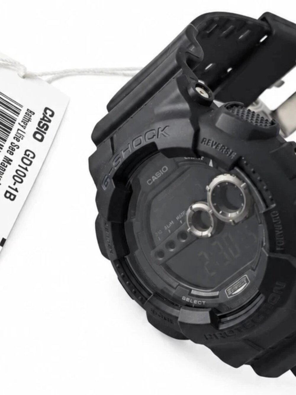 Casio G-Shock Mens XL Digital Watch Black Resin Strap Sport Shock Resistant